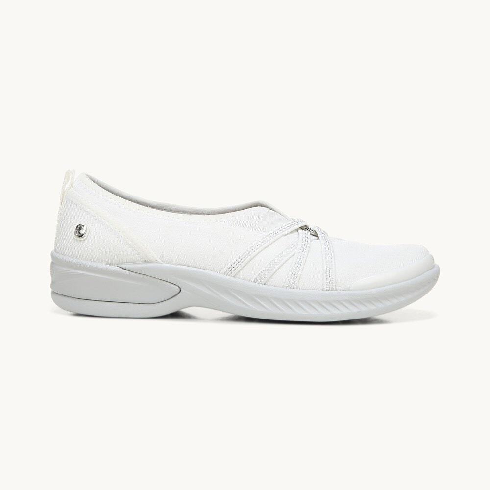 LifeStride Niche Slip On Sneaker White Fabric Comfort Shoes NWTI - Size 9 - Picture 4 of 14
